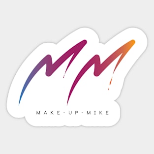 Makeup Mike logo Sticker